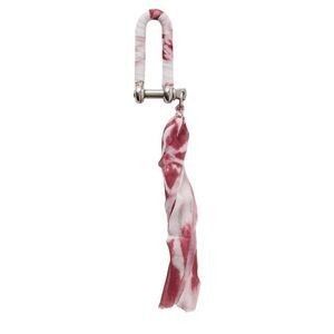 Free People Wrapped Carabiner Bag Charm Red